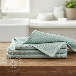 Waffelstoff mint