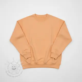 Sweatstoff PREMIUM apricot ice