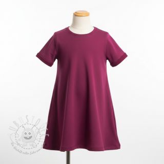 Sweatstoff PREMIUM brown beere