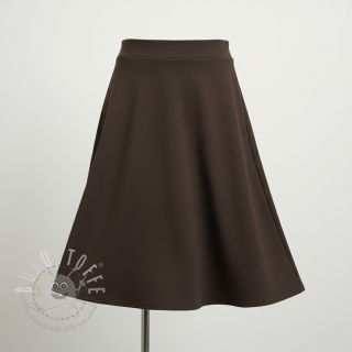 Sweatstoff PREMIUM dark mocha