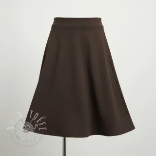 Sweatstoff PREMIUM dark mocha
