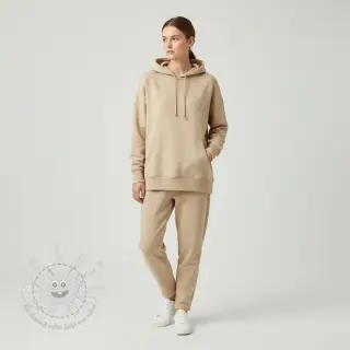 Sweatstoff PREMIUM light pebble