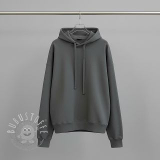 Sweatstoff PREMIUM dark grey