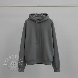 Sweatstoff PREMIUM dark grey