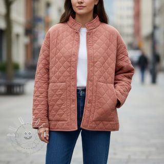 Double gauze/musselin QUILT rouge