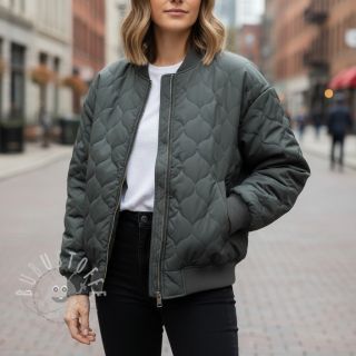 Steppstoffe Round moss green