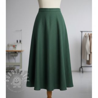 Leinenstoff gewaschen STONEWASHED PREMIUM bottle green