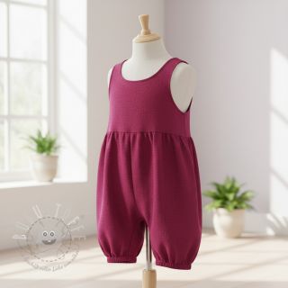 Leinenstoff gewaschen STONEWASHED PREMIUM bordeaux