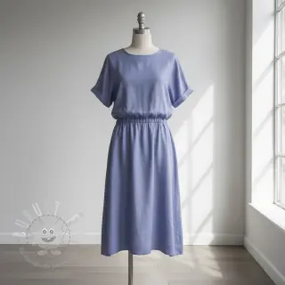 Leinenstoff gewaschen 170 g blue grey