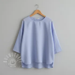Leinenstoff gewaschen 170 g blue lavender