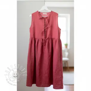 Leinenstoff gewaschen 170 g rose pink