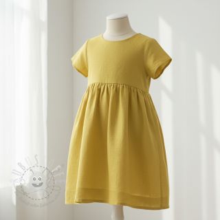 Leinenstoff gewaschen 170 g yellow