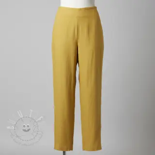 Leinenstoff gewaschen 170 g yellow