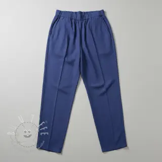 Leinenstoff gewaschen sapphire blue