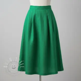 Leinenstoff gewaschen 170 g grass green