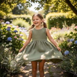 Leinenstoff gewaschen 170 g pickle