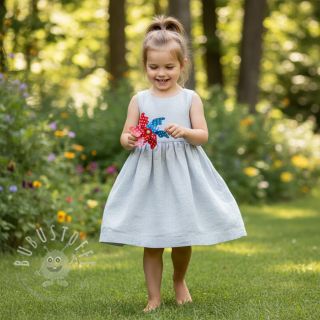 Leinenstoff gewaschen 170 g light blue