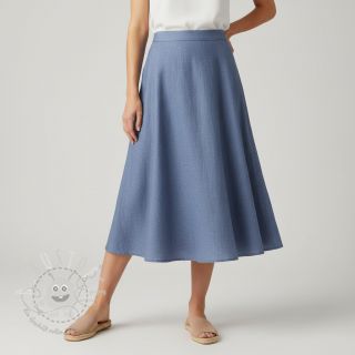 Leinenstoff gewaschen 170 g jeans