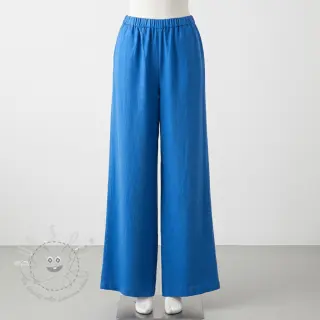Leinenstoff gewaschen 170 g cobalt
