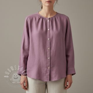 Leinenstoff gewaschen 170 g rouge