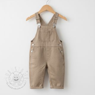 Leinenstoff gewaschen 170 g capucchino