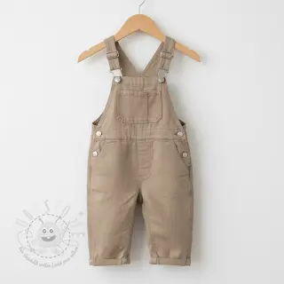 Leinenstoff gewaschen 170 g capucchino