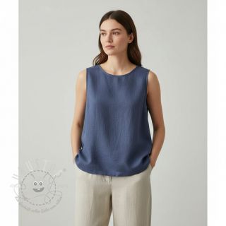 Leinenstoff gewaschen jeans