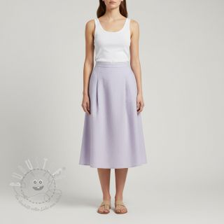 Leinenstoff gewaschen light violet