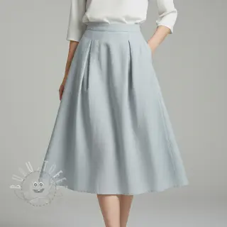 Leinenstoff gewaschen pale grey