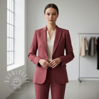 Leinenstoff gewaschen dark blush