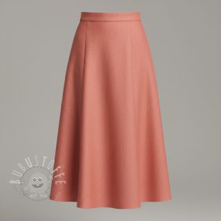 Leinenstoff gewaschen peach