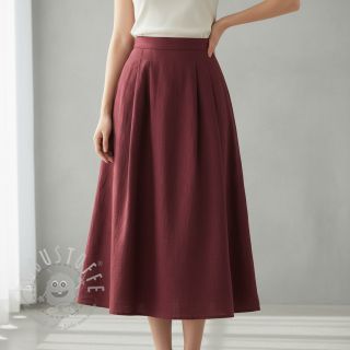 Leinenstoff gewaschen bordeaux