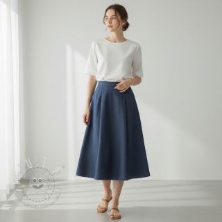 Leinenstoff gewaschen indigo