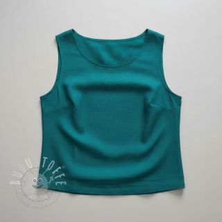 Leinenstoff gewaschen petrol