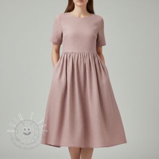 Leinenstoff gewaschen light lilac