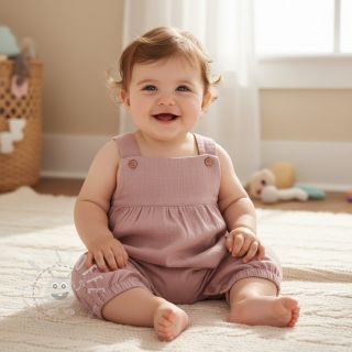 Leinenstoff gewaschen light lilac