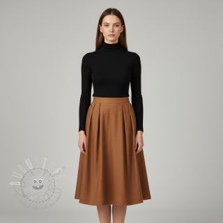 Leinenstoff gewaschen rust