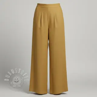 Leinenstoff gewaschen ochre
