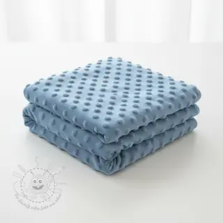 Minky steel blue