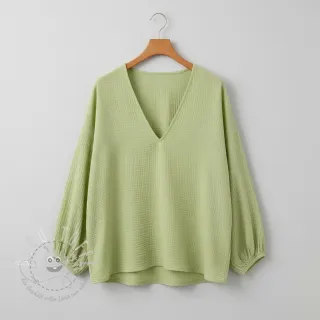 Double gauze/musselin soft green