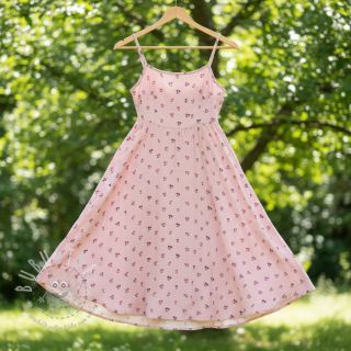 Double gauze/musselin Fruits cherry soft rose