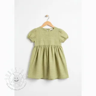 Double gauze/musselin Vintage lime