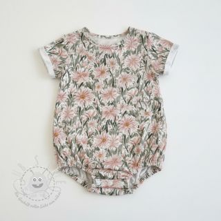 Double gauze/musselin Bunches of flowers digital print