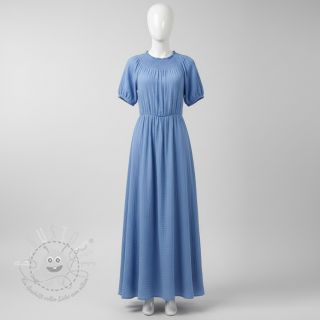 Double gauze/musselin royal blue