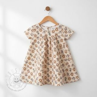 Double gauze/musselin Safari buddys design D digital print