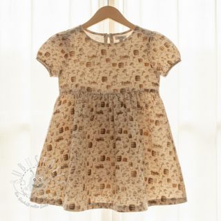 Double gauze/musselin Little farm animals design C digital print