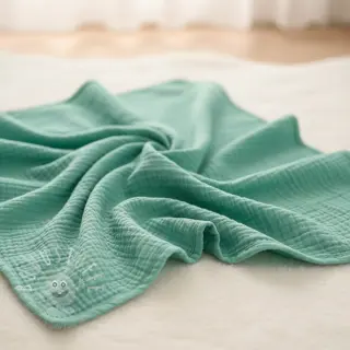 Double gauze/musselin peppermint ORGANIC