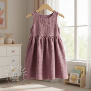 Double gauze/musselin lilac ORGANIC