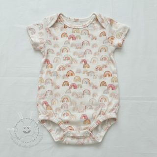 Double gauze/musselin Magic rainbows digital print