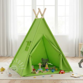 Double gauze/musselin NEON LIME ORGANIC